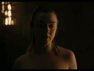 Maisie Williams Game of Thrones porn Scene S08E02 Arya Stark and Gendry