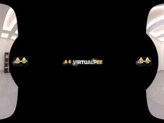 Virtualpee - pasarica pisare cu mare diva miky dragoste în virtual realitate