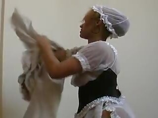 Swell German Ebony Maid gets Her Mouth Filled in the Hotel Room