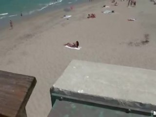 Ex adolescent erotisch playgirl op sand gekregen peeked door anybody