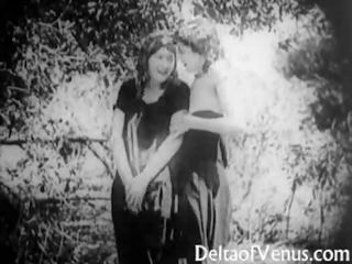 Antiek seks film 1915, een gratis rit