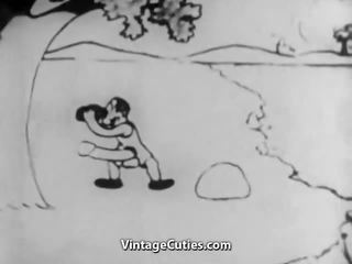 Dur xxx film clamă în o salbatic desen animat